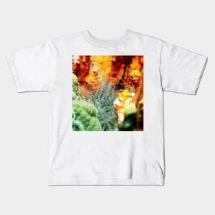 Corkscrew Anemone and Arrow Crab Coral Reef Grotto Kids T-Shirt